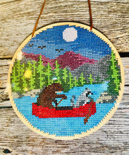 Canoe Friends Cross Stitch Kit