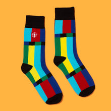 Fun Canadian Unisex Crew Socks - Main and Local