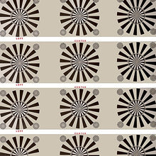 Sunburst Black Musicians pillow reverse