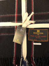 Black Red & White Wool Blanket