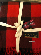 Red & Black Wool Blanket