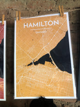 Hamilton City Map Prints - Point Two Designs