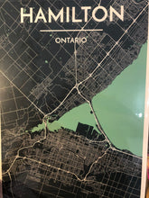 Hamilton City Map Prints - Point Two Designs