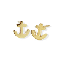 Gold Anchor Stud