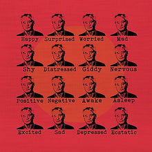 Bill Murray Expressions Pillow Reverse