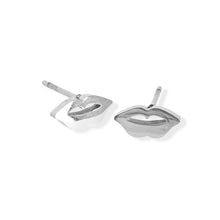 Silver Lips Stud