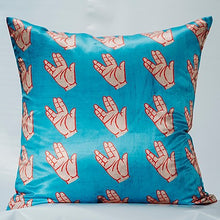 Vulcan Salute Spock Pillow Reverse